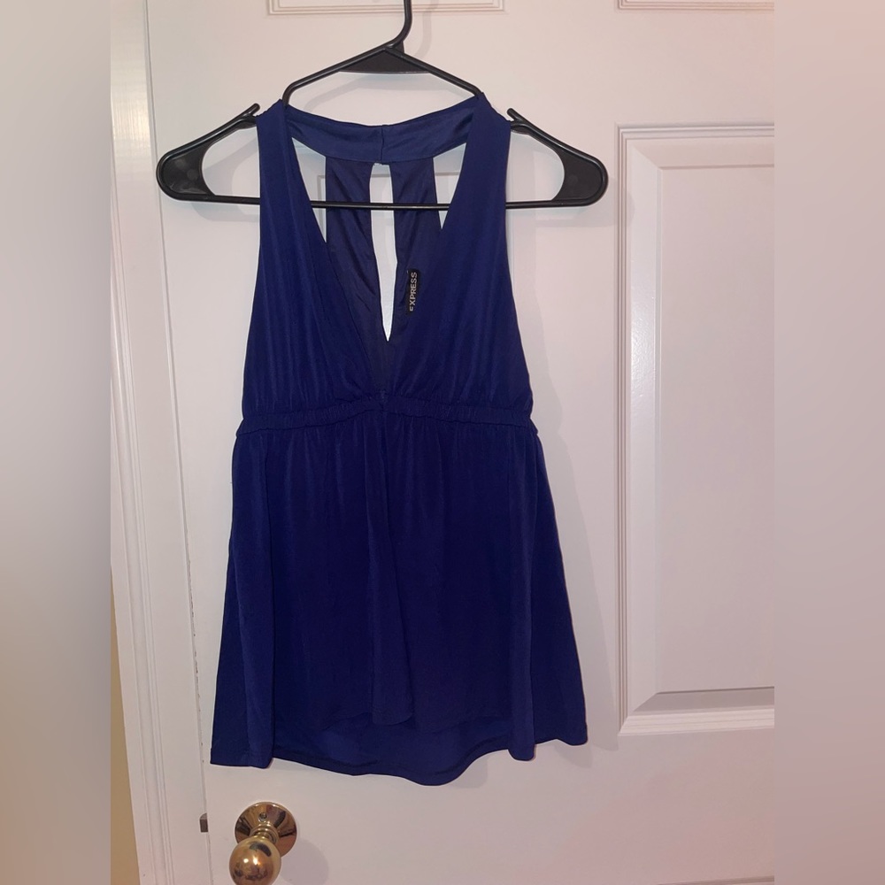 Express blue tank